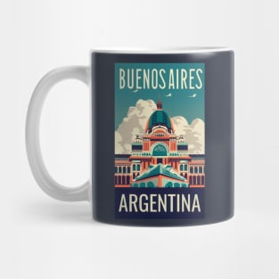 A Vintage Travel Art of Buenos Aires - Argentina Mug